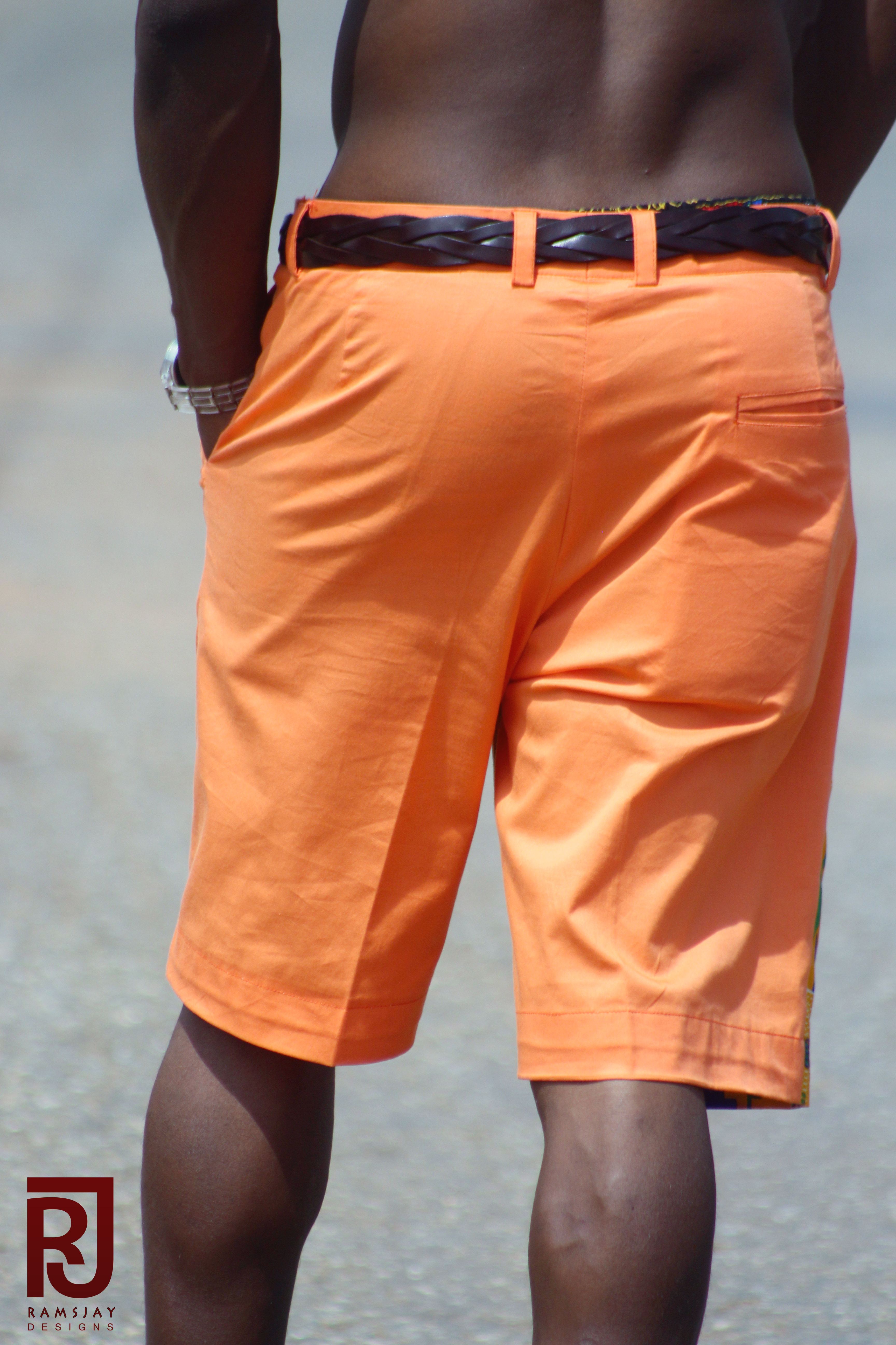 Kente Men's Shorts Men's Summer Shorts Men's Casual Wear African