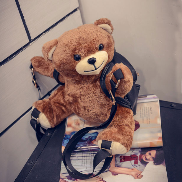 Kawaii Brown Teddy Bear Backpack on Storenvy