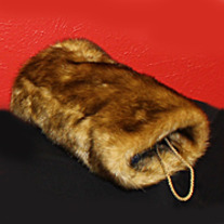Light Mink Faux Fur Hand Warmer