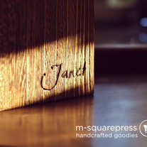 Personalized Paulownia Wooden Handcrafted Coptic Journal
