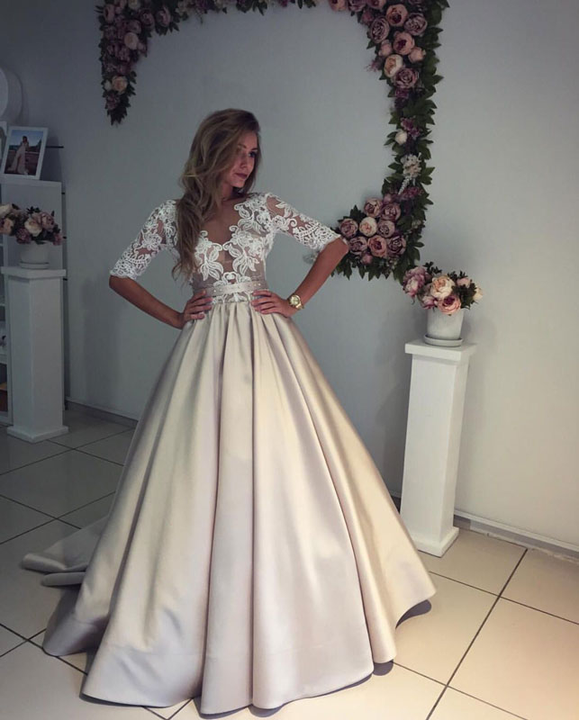 Champagne Wedding Dresses