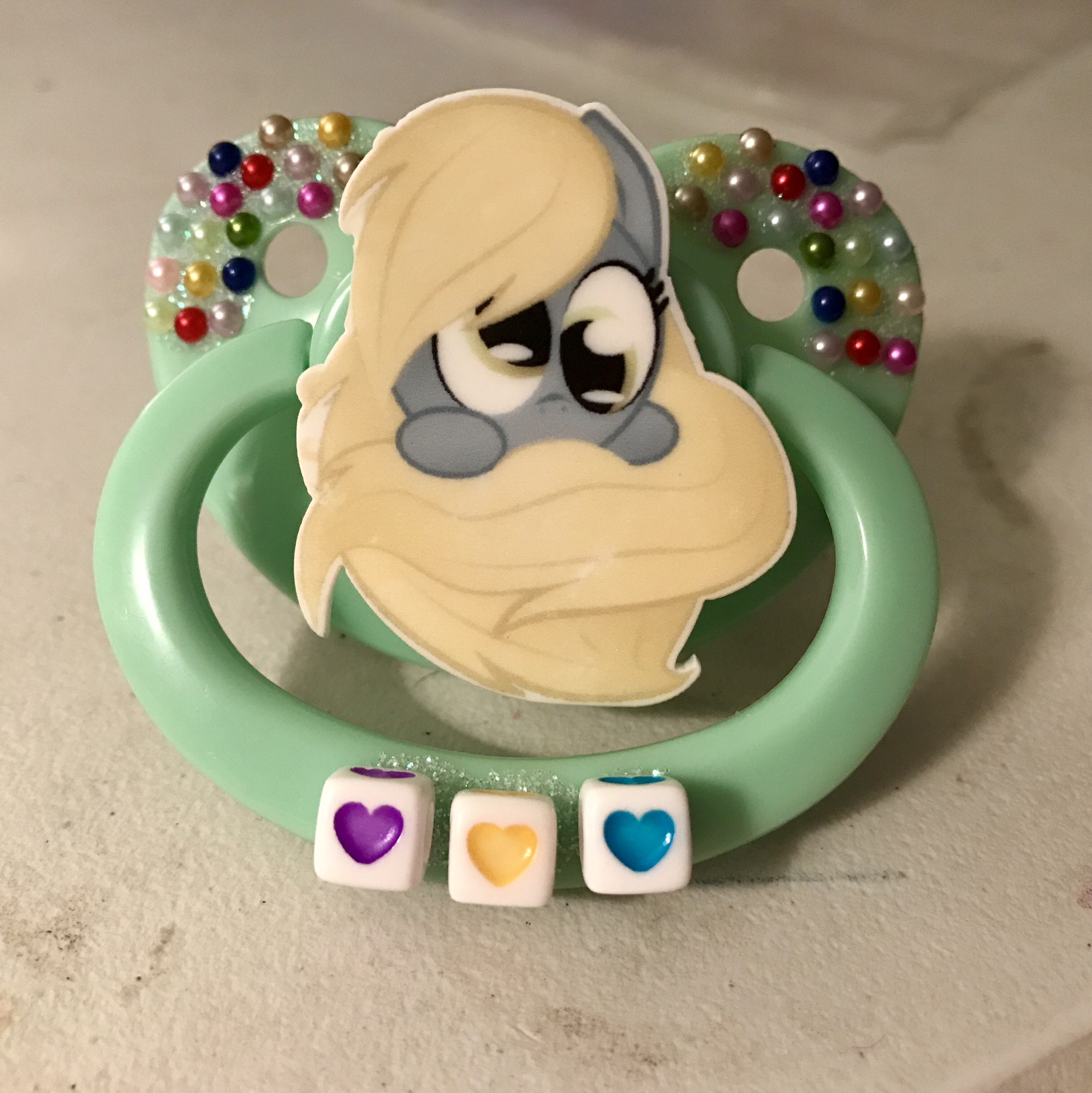 MLP Themed Pacifier ABDL Adult Pacifier little space, Daddy Dom