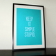 Keep it simple screen print - Thumbnail 1