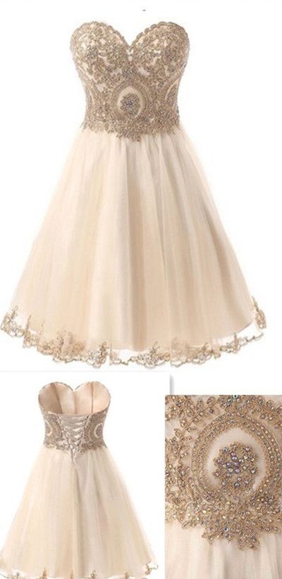 Champagne Homecoming Dresses