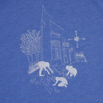 Ouest T-shirt Women's Heather Blue