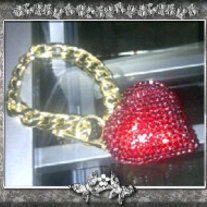 Red Heart Toggle Bracelet