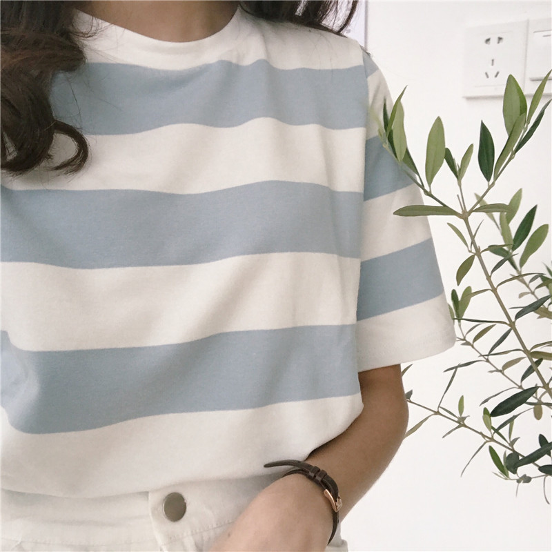 pastel striped shirt womens