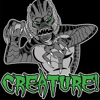 MONSTERS: Creature Black Tee