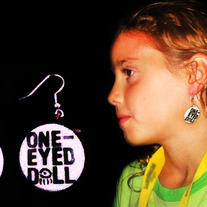 Button Earrings *Made by Kimberly*