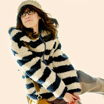 Abrigo Rayas / Striped Coat 2WH211