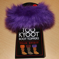 TEAM SPIRIT Boot Topper - TCU / LSU / Kansas State Purple