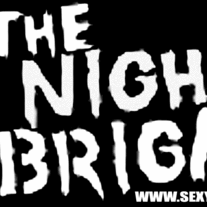 THE NIGHT BRIGADE "German Skull" Bumper Sticker (Catalog #: STI-04)