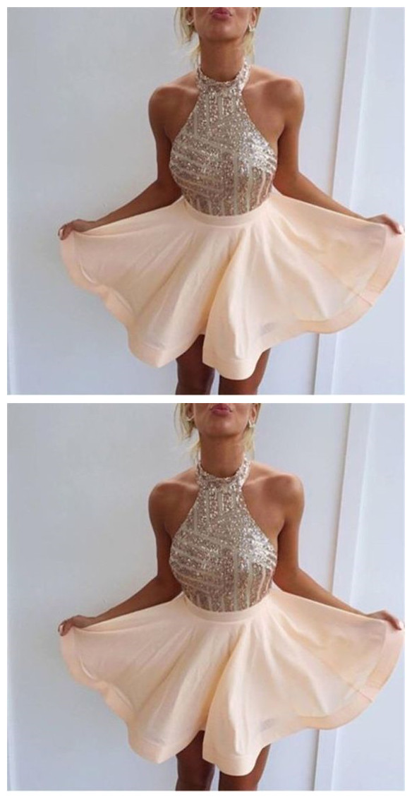 cute sequin homecoming dresses