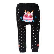 SWEETS Birthday Cake Leggings with Dots for Girls in size baby 3 mos to Toddler 4T