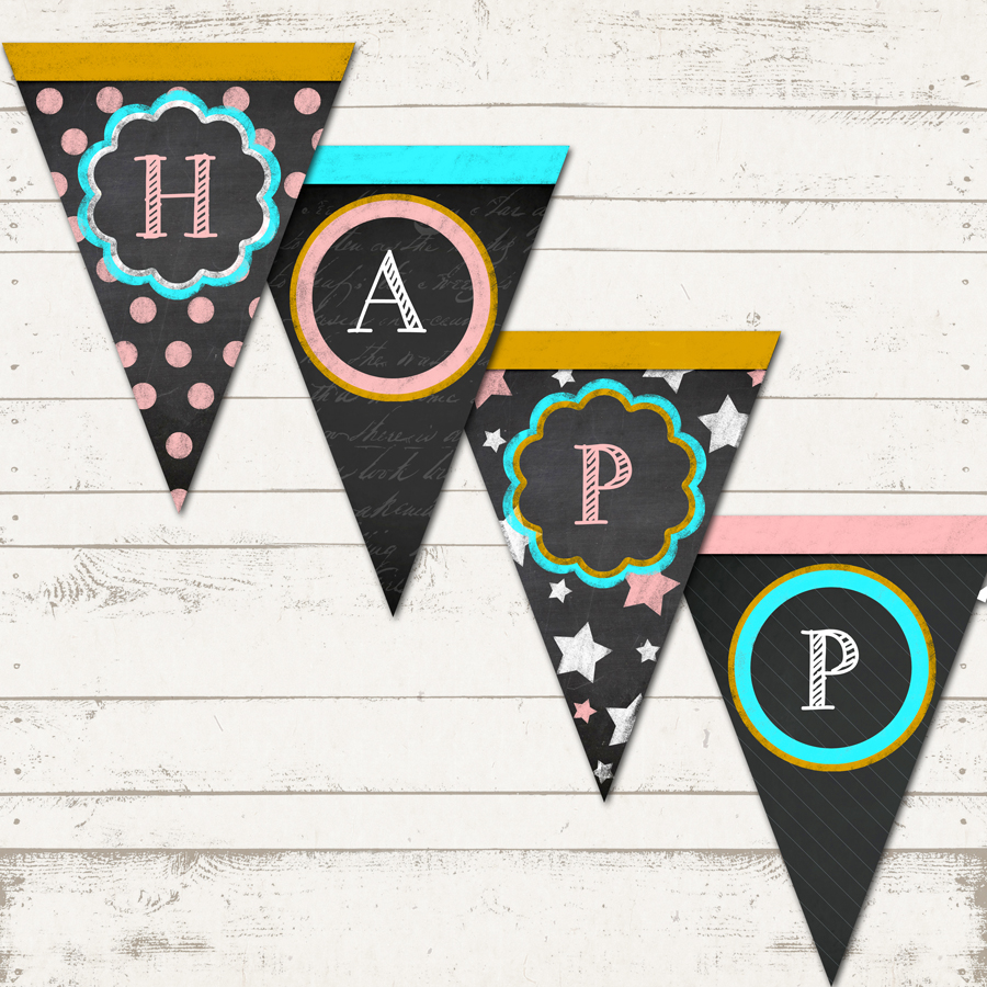Milestone Birthday Party Suite - My Favorite Things Party Pack - First ...