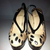 Christian Louboutin Print Heel(Size40) Us 10 (ON SALE)