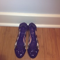 Burberry Navy Flat (Size 8)
