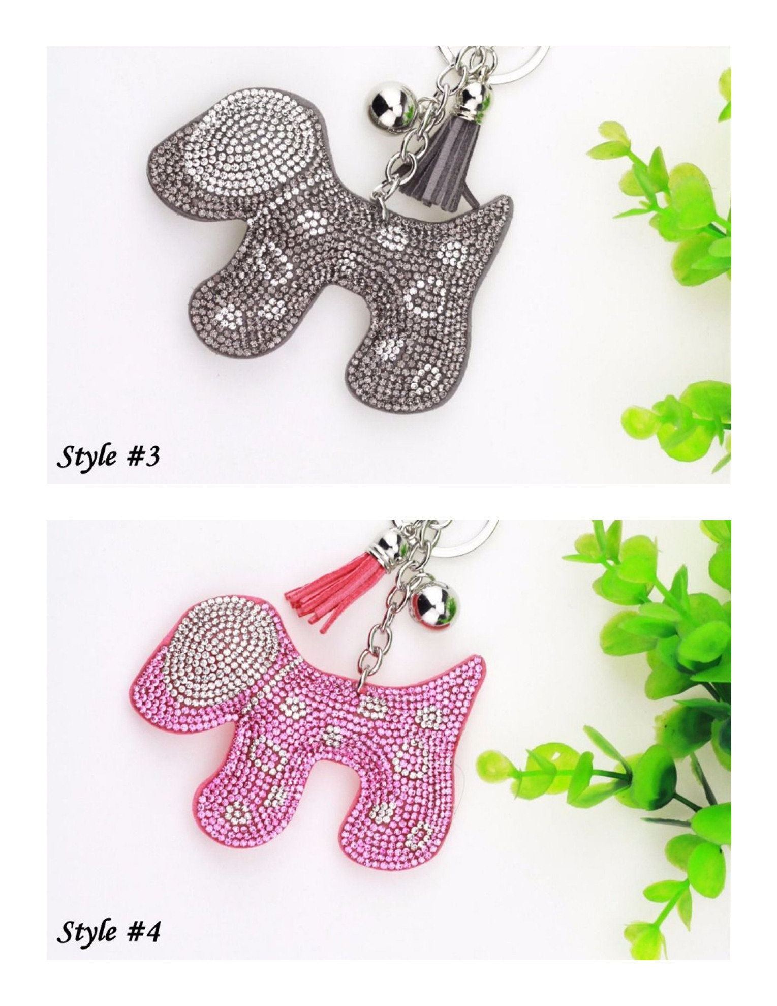 Rhinestone Dog Keychain · MissTaken's Boutique · Online Store Powered by Storenvy