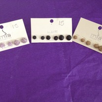Crystal Pave Ball Studs