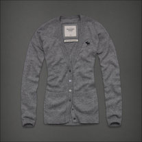 Abercrombie & Fitch Mallory Cashmere Cardigan, M, Gray