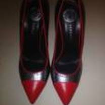 Versace Classic 140mm Python Red and Silver and Pump (Size39)US 9