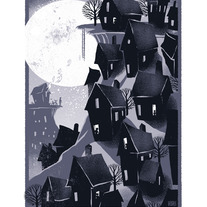 The Bluffs - Screenprinted Art Print