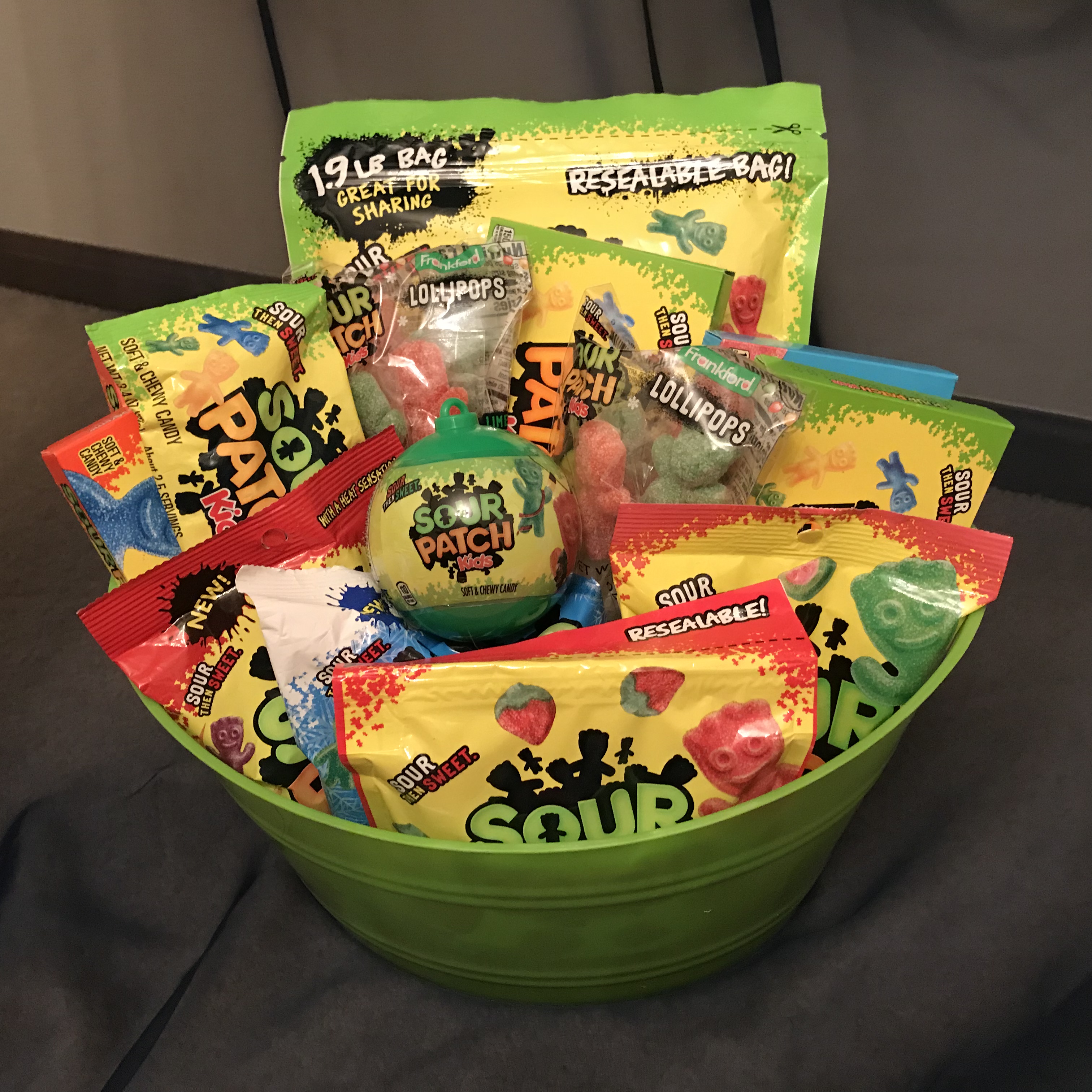 Sour Patch Candy Gift Basket on Storenvy