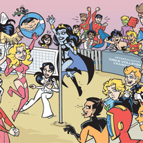 Art Card: "Legion of Super-Heroes Spring Break"