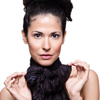 Vintage Black Scarf