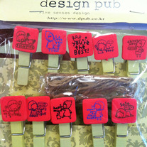 Mini Cooky Girl Clip Set