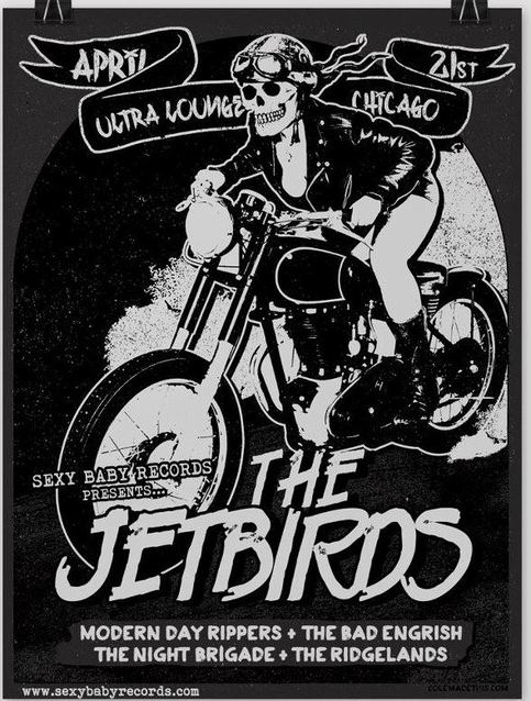 Ltd Edition - Jetbirds / Modern Day Rippers / Bad Engrish / Night Brigade / Ridgelands Posters