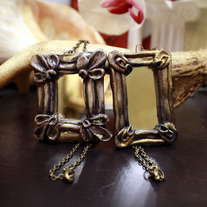 Mirror Mirror on the Wall Pendant Necklace