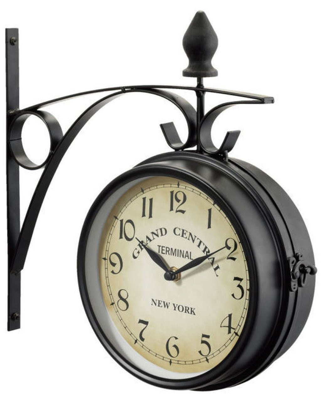 Grand Central Terminal New York Retro Vintage Style Clock Double Face