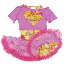 Ooh La La Couture 80's Style "Vintage Love Letters" -Lavender