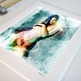 Jessica Biel Digital Painting - signed museum quality giclée fine art print 16" x 20" - Thumbnail 2