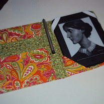Handmade Kindle or Nook Cover Orange
