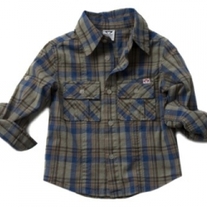 Appaman Green Plaid Long-sleeve