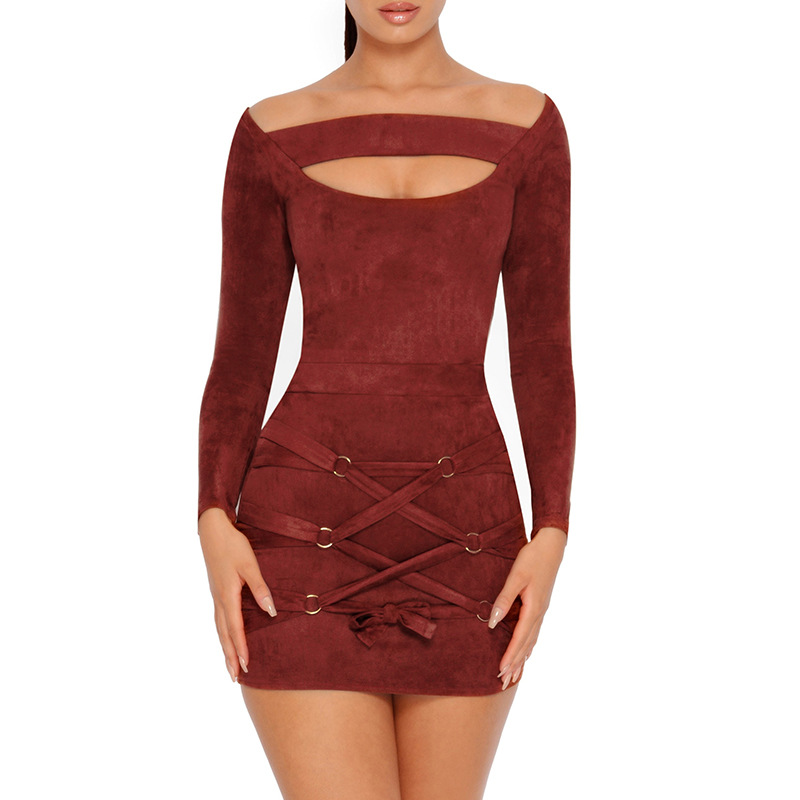 OneShoulder Sexy Slim Hips Dress · Fashion designer · Online Store