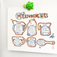 Chef Julie Yoon - Cooking Measurements & Equivalents Illustration, Kitchen Art, 8x10" Print - Thumbnail 2