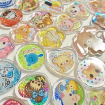 10 PVC (Plastic) Sticker Flakes 