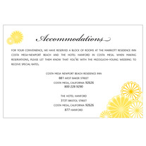 printable wedding enclosure card | kiku
