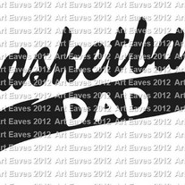 Basketball Dad Vinyl Decal Great for Cars, Trucks and Laptops