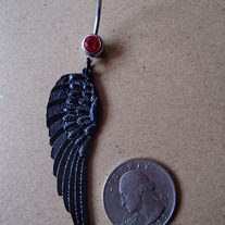 Belly navel ring - Katniss, the girl on fire.