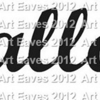 Double Flower Name Vinyl Decal