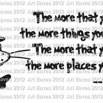 Dr. Seuss Cat in the Hat and Quote Vinyl Decal