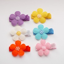 Flowers with gingham center (6)