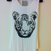 Rawr! Loose Top in White