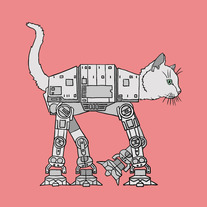 CAT-AT Imperail walker, 5x5 print