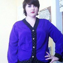 Chaus Woman Purple Blouse 16W