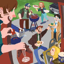 Family BBQ - Supernatural